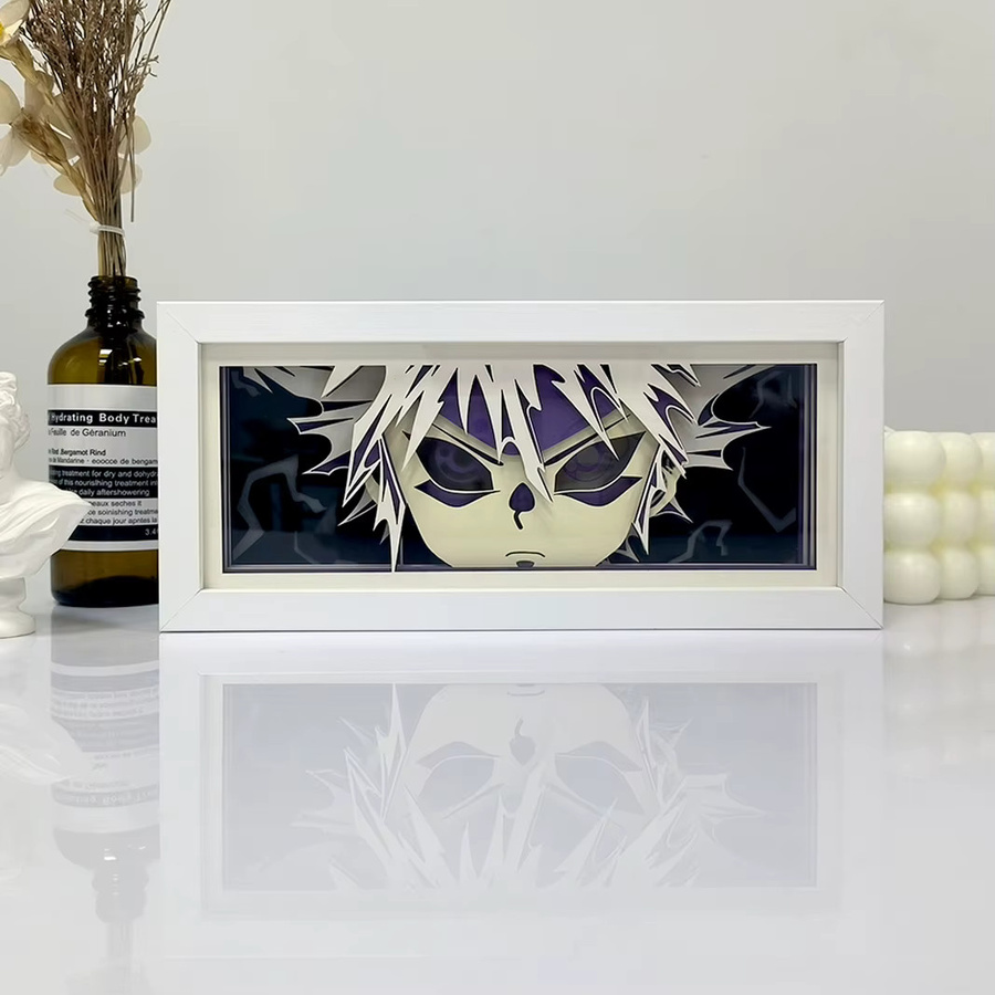 Bandai Anime-Serie bunte Lichtbox mit Papierschnitt-Effekt und Fernbedienung als Nachtlicht für dein Schlafzimmer - Bild 2