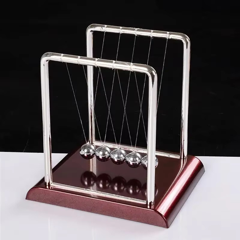 XMSJ Newton Cradle Balance Stahlkugeln, Pendel Spielzeug - Bild 3