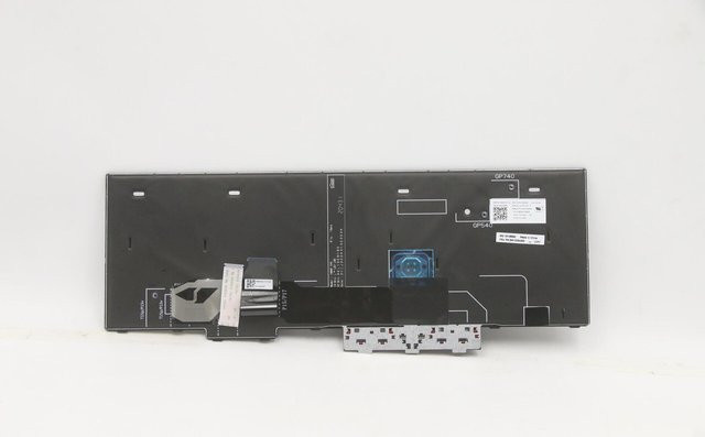 Lenovo ThinkPad P17 Gen 1 Tastatur mit Hintergrundbeleuchtung in Schwarz und Multicolour (Layout: QWERTY US) - Bild 1