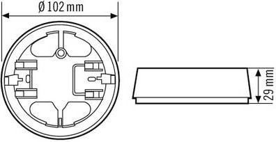 ESYLUX Bewegungsmelder Aufputzdose Weiß EB10423147 - Bild 1