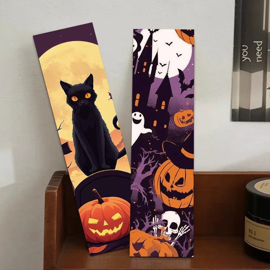 30 Stück Halloween Lesezeichen aus Papier in Multicolour für Schule und DIY - Bild 6