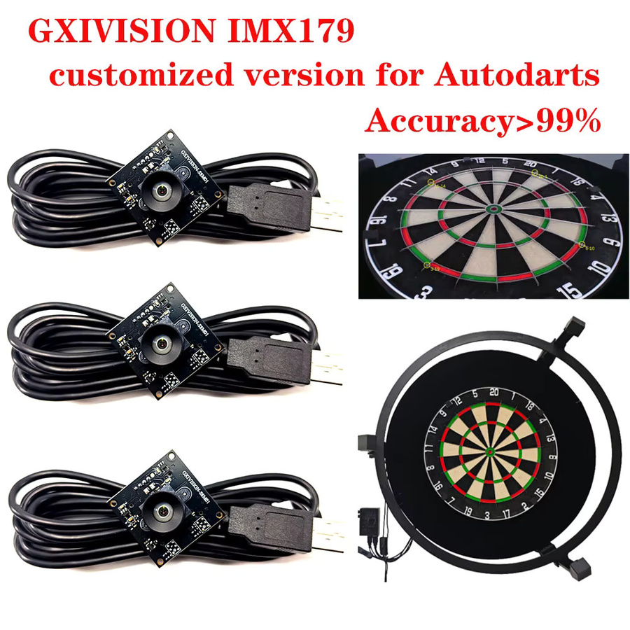 Autodarts GXIVISION IMX179 Kamera in Schwarz mit 1 MP und 30 fps für präzise Erkennung - Bild 6