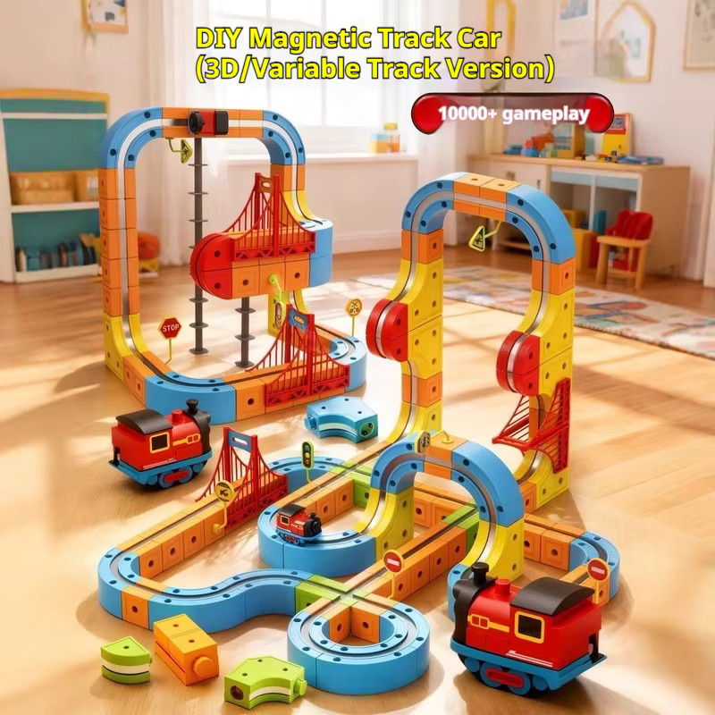 RTBXF Magische Umlaufbahn, Magnetisches Montage Spielzeug, Bunt - Bild 3