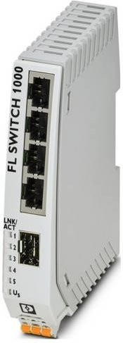 Phoenix Contact 1085173 FL SWITCH 1104N-SFP Industrial Ethernet Switch, 1 Gbit/s, Grau - Bild 1