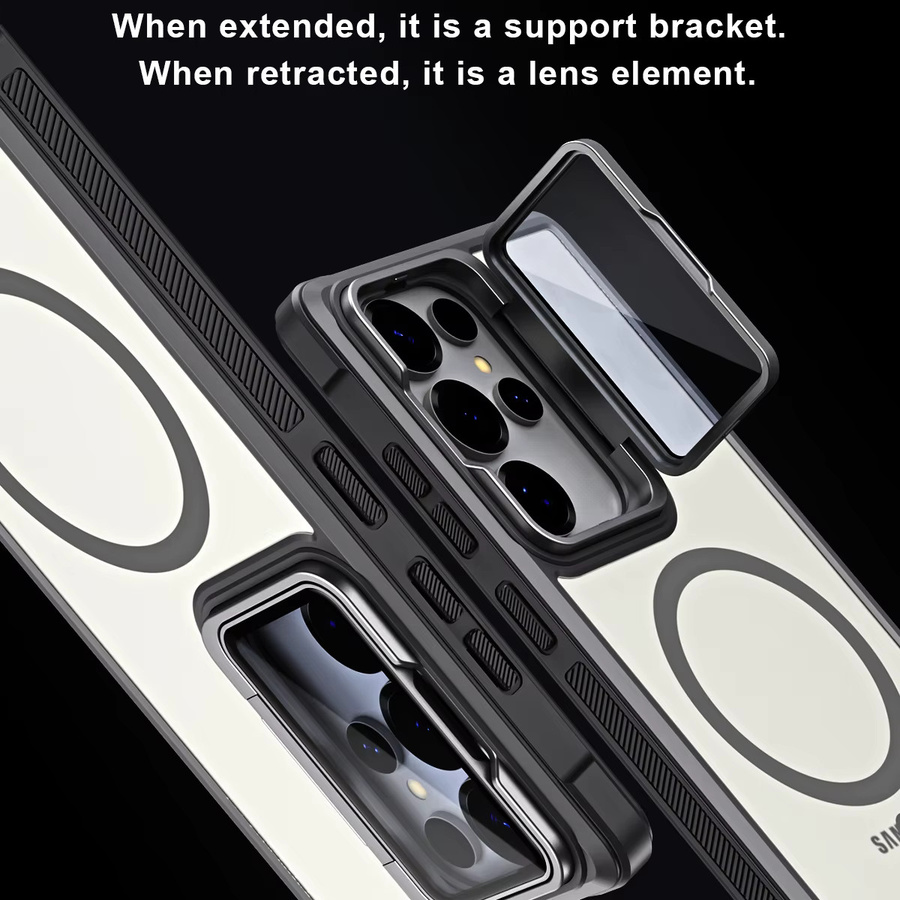 MagSafe Magnetische Schutzhülle für Samsung Galaxy S26 S25 S24 S23 S21 S20 Ultra Plus FE in Schwarz mit Kameraschutz - Bild 4