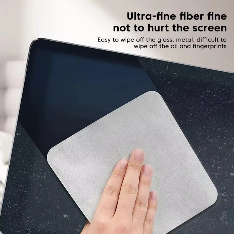 Apple Mikrofaser Poliertuch in Weiß für iPhone, iPad und Tablet, Breite: 16 cm - Bild 5