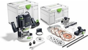 Festool Oberfräse OF 2200 EB-Set mit 2200 W Leistung und 12 mm Fräseraufnahme - Bild 1