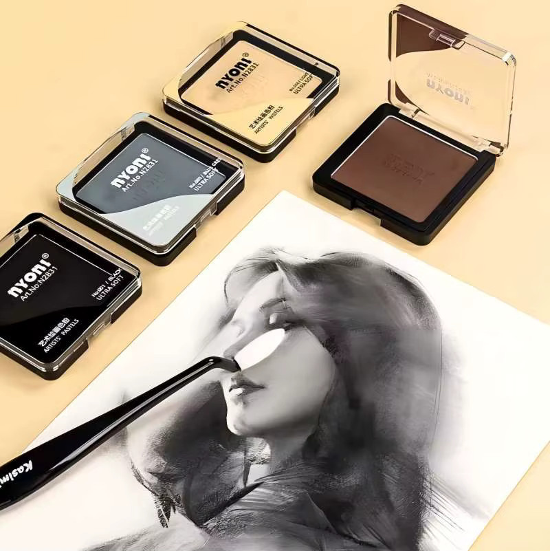 AngelMark Professional Artist Color Powder für Trocken- und Nasszeichnungen, Graphit und Kohle, Ultra Soft für Graffiti und Kunstbedarf, N2831 - Bild 3