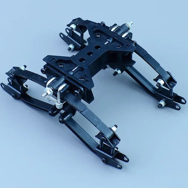 Tamiya Hinterachs-Stoßdämpfer-Federsatz, 1:14, Metall, Schwarz - Bild 1