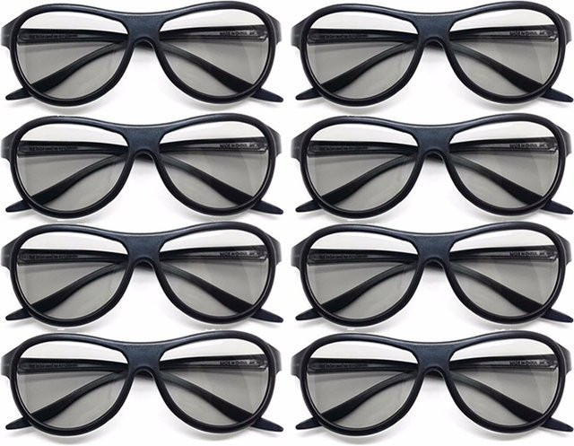 TPFNet 3D Brille passiv polarisiert in Schwarz - Bild 1
