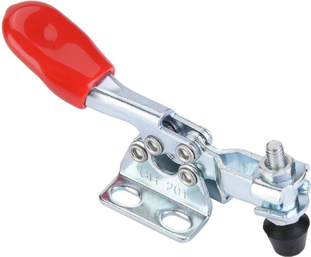 Neoglint 5er Set Vertikale Spannhebel Schnellspanner aus verzinktem Eisen in Rot - Bild 1