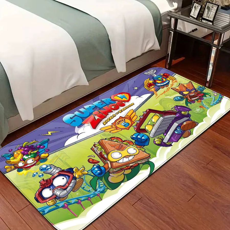 Weiche Cartoon Super Zings Badezimmer Matte in Multicolor als Anti-skid Fußmatte für Schlafzimmer und Waschküche - Bild 5