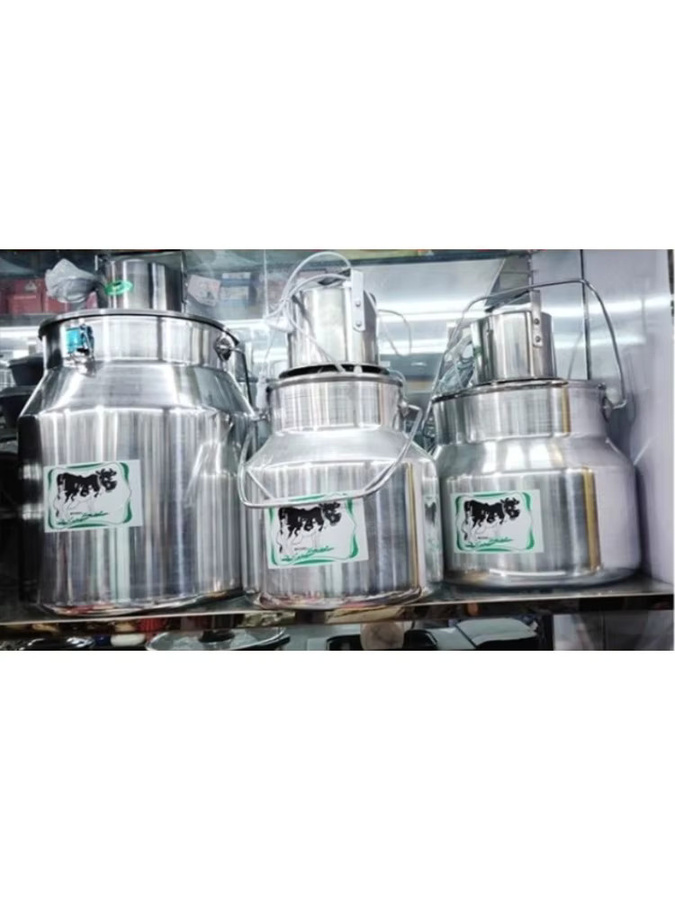 XMSJ Elektrischer Milchmixer und Magermilchseparator aus Edelstahl in Silber zur Ghee- und Butterherstellung, 7 Liter - Bild 3