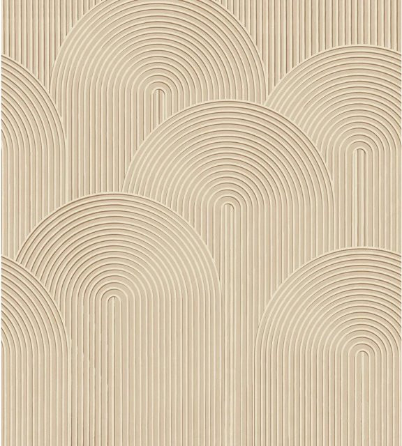 ESTAhome Fototapete mit 3D Muster in Sandbeige, Breite: 2,5 m, Höhe: 2,79 m - Bild 1