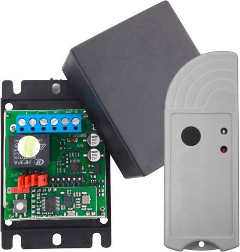 SVS Nachrichtentechnik 1-Kanal Funkset mit Handsender, Reichweite bis zu 750m, 12V/24V, Multicolor - Bild 1