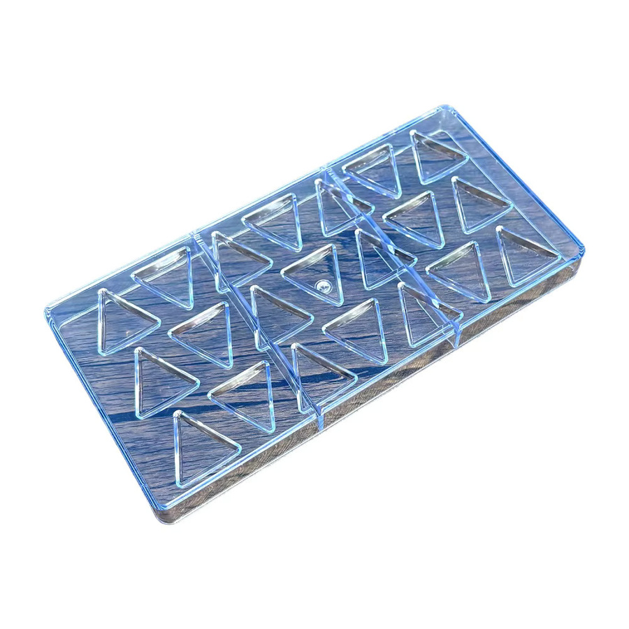 ALICAKE Dreieck-Schokoladenform aus Polycarbonat in Transparent, Backform für Bonbons und Schokolade - Bild 5