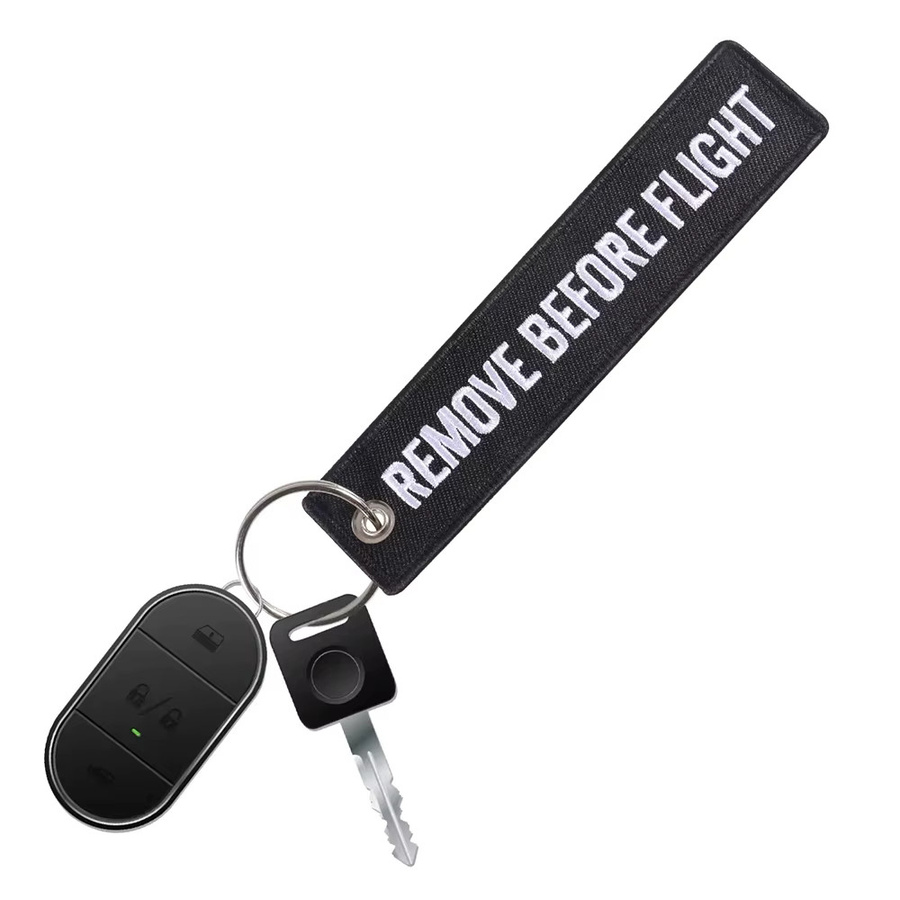 Schlüsselanhänger Remove Before Flight, Stickerei, Unisex, 3 Stück - Bild 4