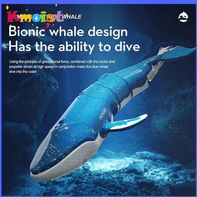 Kmoist RC Shark 2,4g, ferngesteuertes Tauchboot, wasserdicht - Bild 1