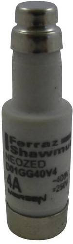 Siemens Neozed Sicherungseinsatz D01 4A 400V Weiß - Bild 1