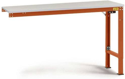 Manuflex LU8098.2001 ESD Universal Spezial Anbautisch mit Melaminplatte, B/T/H: 175 x 100 x 72,5-102,5 cm - Bild 1