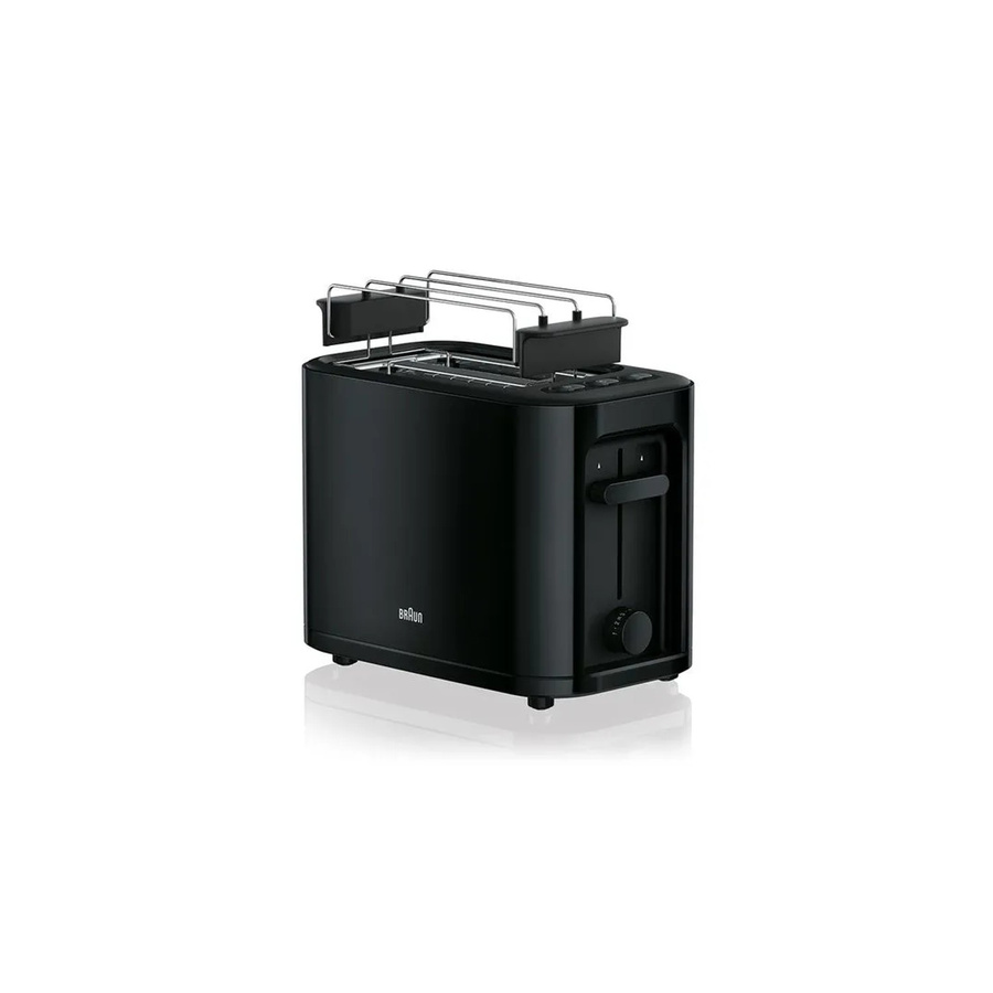 Braun PurEase HT 3010 BK Kompakt-Toaster Schwarz - Bild 2