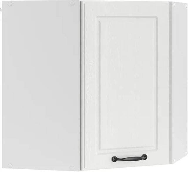 Vicco R-Line Eckhängeschrank für die Küche in Weiß im Landhausstil, Breite: 57 cm, Höhe: 60 cm, Tiefe: 34,1 cm - Bild 1