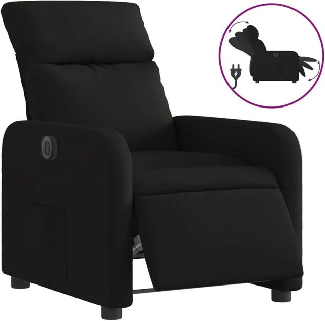 vidaXL Relaxsessel Elektrisch Modell 39 Schwarz Stoff - Bild 1