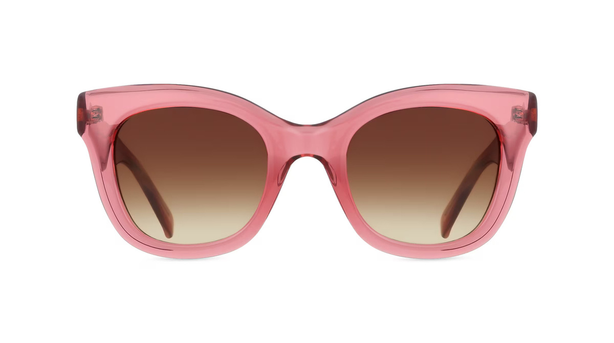 Fielmann Sonnenbrille Butterfly, Acetat, pink, Damen - Bild 1