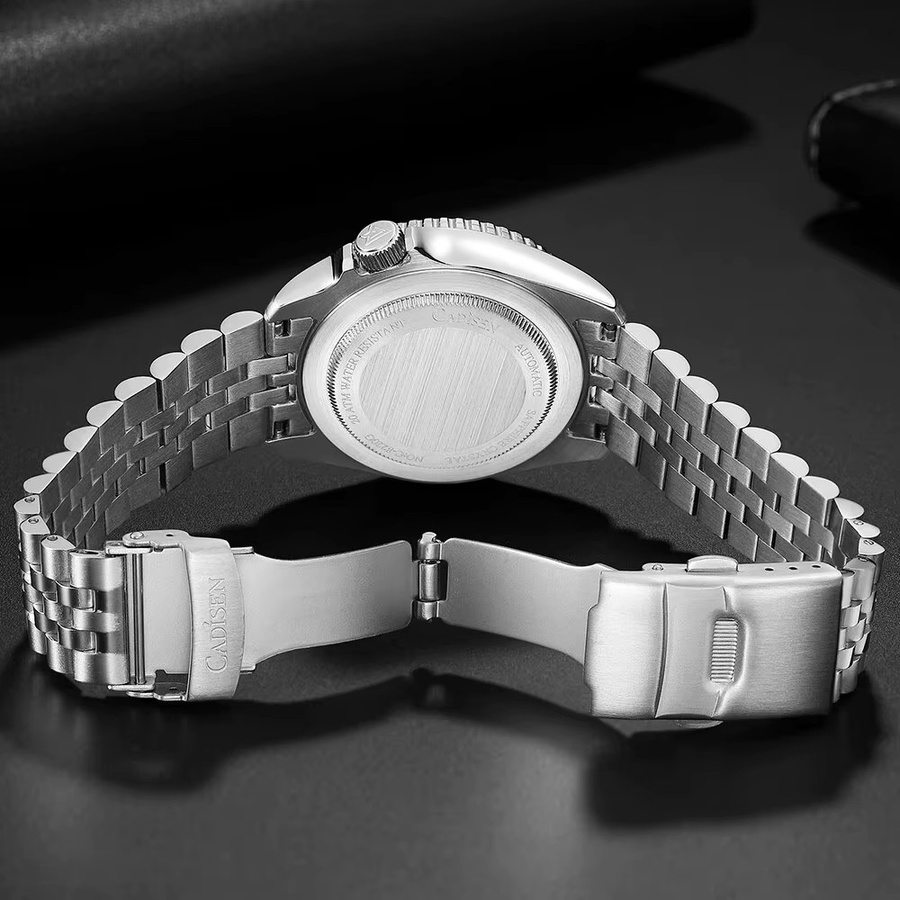 CADISEN Armbanduhr Automatik, Edelstahl, Keramik-Lünette, Saphirglas, Herren - Bild 2
