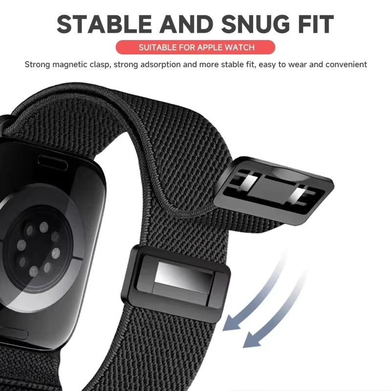 CAOWTAN Nylonarmband für Apple Watch Ultra, Series 11 10 9 8 7 6 SE und andere Modelle, Sportband für iWatch - Bild 4