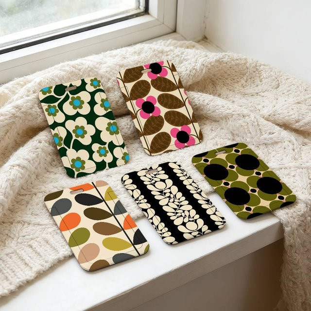 K-KielyS-ES Namensschild-Etui mit Blumenmuster und weichem Halsband in Multicolour aus Kunststoff - Bild 1