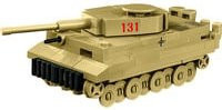 Cobi Konstruktionsspielzeug Panzer Tiger I 131 Klemmbaustein im Maßstab 1:72 - Bild 1