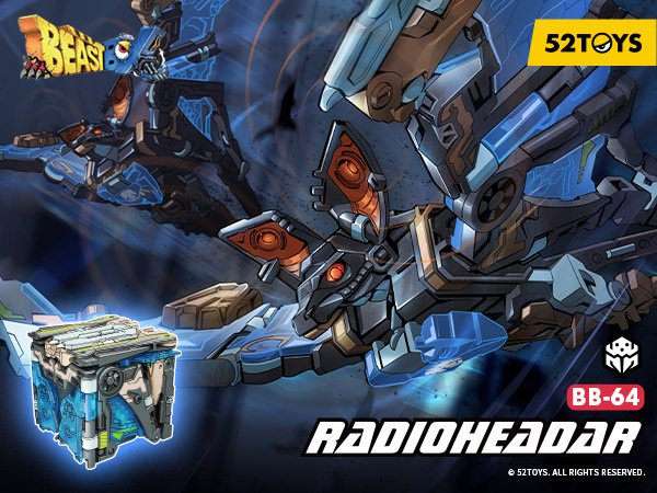52TOYS BEASTBOX BB-64 RADIOHEADAR Schläger-Deformationsroboter, Actionfigur - Bild 1