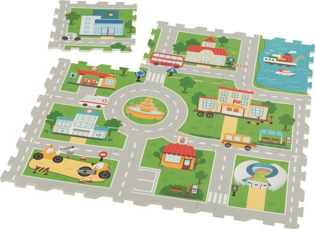 LUPILU EVA Puzzle Matte Straße, ab 1 Jahr - Bild 1
