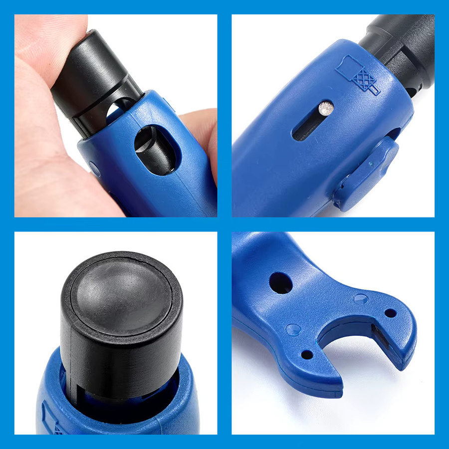 Tragbarer Stift-Koaxialkabel-Abisolierer für RG6 RG7 RG11 RG59 in Blau - Bild 4