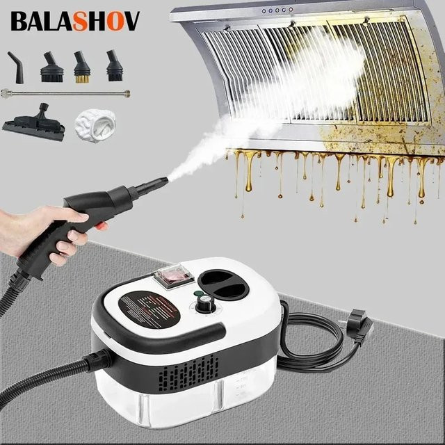 BALASHOV Handdampfreiniger in Weiß für Auto, Küche und Haushalt - Bild 1