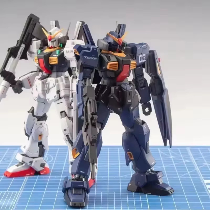 TAKARA TOMY HG 1/144 RX-178 Newborn MK-Ⅱ Zweifarbiger Mech-Bausatz, Modellbausatz, Maßstab 1:144 - Bild 3