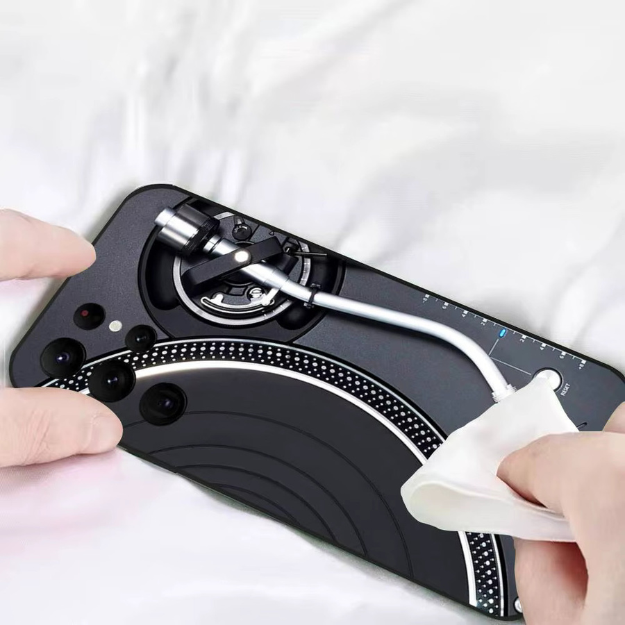 Technics DJ Handyhülle für Samsung Galaxy S21 S22 S23 S24 S25 FE Plus in Schwarz - Bild 4