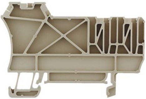 Weidmüller Abschlussplatte ZAP/TW ZIA1.5/3L 1649540000, 50 Stück, beige/grau - Bild 1