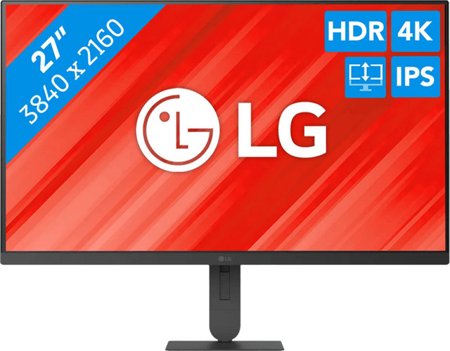 LG UltraFine 27U710B-B 27 Zoll 4K UHD IPS Monitor in Schwarz - Bild 1