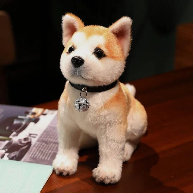 Kidsly Akita Hund Plüschtier, braun, 25cm - Bild 1