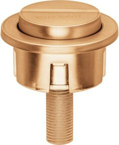 Duravit Dua FL Spülknopf Dual Flush in Bronze, Maße: 135 x 115 mm - Bild 1