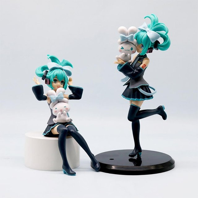 Yiran toy 1 Hatsune Miku X Cinnamoroll Figur, 21cm, ab 14 Jahren - Bild 1