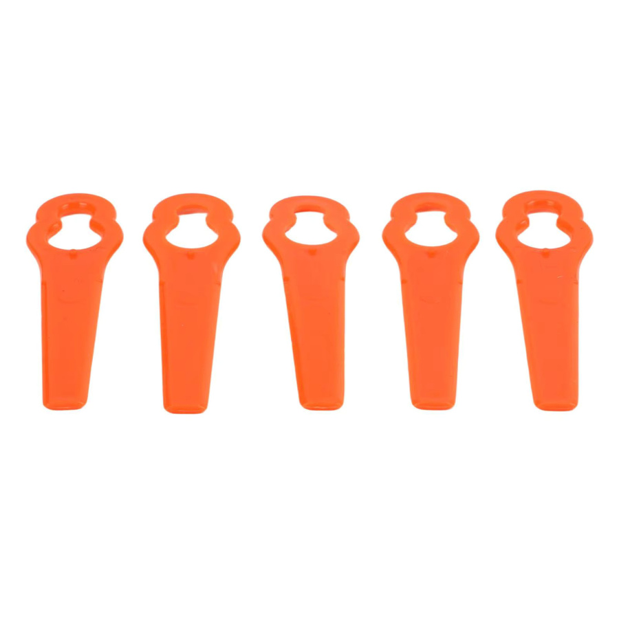 50-teiliges Set VIBRATITE Kunststoffklingen in Orange passend für FSA 45 Akku-Rasentrimmer als Ersatzklingen für Rasenschneider und Rasenmäher - Bild 2