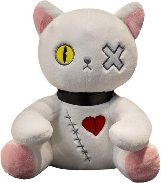 Yiran toy Dunkle Katze Plüschtier, Tierpuppe, 25cm, ab 0 Jahren - Bild 1
