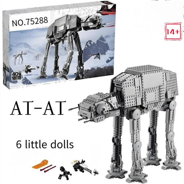 Hot Toys Star Wars Hoth Schlacht AT-AT Snowtrooper Armee Angriffs-Motorisierter Walker, Modellbausteine, 1267 Teile, ab 14 Jahre - Bild 1