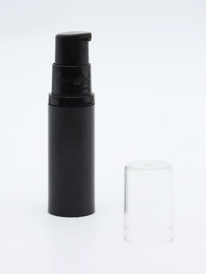 WeTrust Airless-Pump-Lotion-Flasche, 6 x 5 ml, schwarz, mit durchsichtigem Deckel - Bild 3