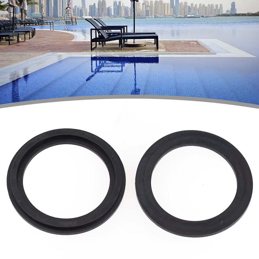 2er-Set Intex Ersatz-Gummidichtungen Schwarz für Schwimmbad-Wartung (Modell 10745) - Bild 3