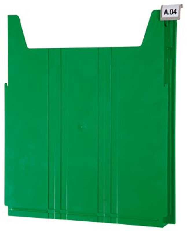 Eichner Wandsortierer BIG Ablagefach für A4 Belege, grün, B: 26,2 cm, T: 4,2 cm, H: 30,2 cm - Bild 2