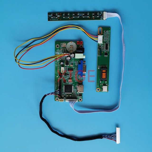 Monitor Controller Stick Board DIY Kit für TX39D30VC1GAA LTN154X3 LTN154X1 LTN154XA mit HDMI und VGA, 1280x800 Auflösung, 30Pin LVDS und 1-CCFL, Multicolor - Bild 1